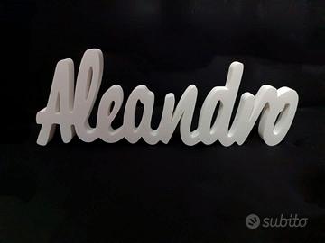 Scritte personalizzate