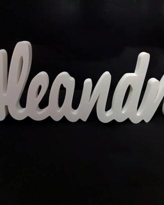 Scritte personalizzate