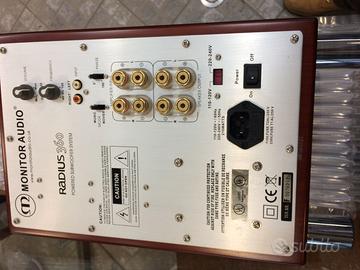 MONITOR AUDIO SISTEMA RADIUS SUBWOOFER+5 DIFFUSORI