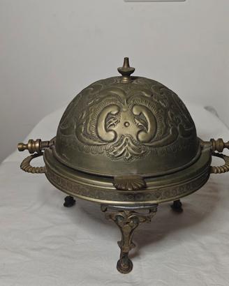 Raro Scaldavivande Persiano Qajar (Chafing Dish) 
