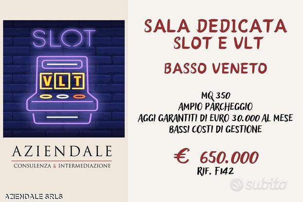 Sala dedicata vlt e slot in basso veneto