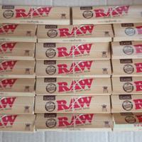 20 pacchetti nuovi cartine lunghe marca raw
