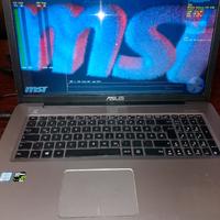 Notebook ASUS x756ux 17" i5 8gb ram nvidia GTX ssd