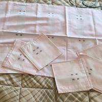 tovaglia rosa rettangolare 