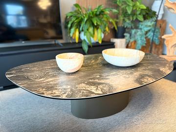 Tavolo ovale design con piano