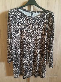 Maglia Laura Torelli Collection leopardata Tg L