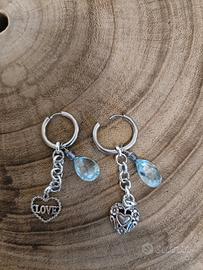 orecchini con topazio