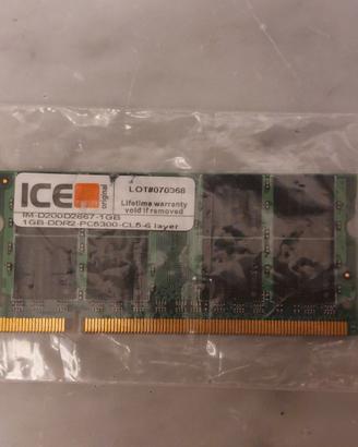 RAM 1GB SO-DIMM DDR2 667 1.83 GHz