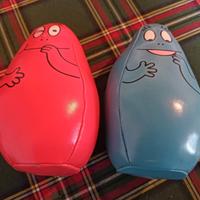 Coppia pupazzi Barbapapà (Barbabravo & Barbaforte)