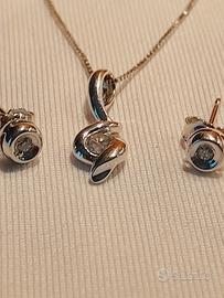 parure con diamanti 
