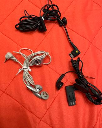 3 auricolari Samsung, Siemens e LG, .