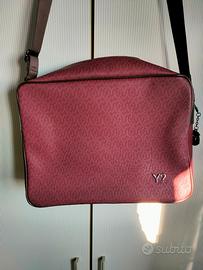 Borsa YNOT Milano tracolla messenger borgogna