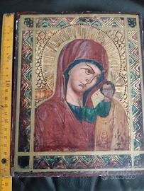 LOTTO DI ICONE SACRE RUSSE XIX Secolo ORIGINALI 