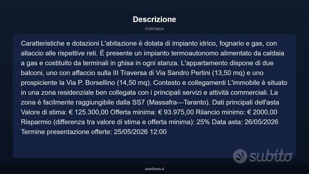 Appartamento – Massafra, Taranto - Vista 4
