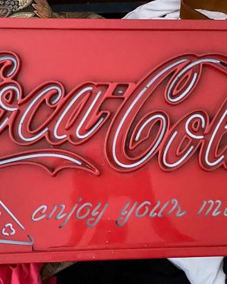 Insegna vintage CocaCola