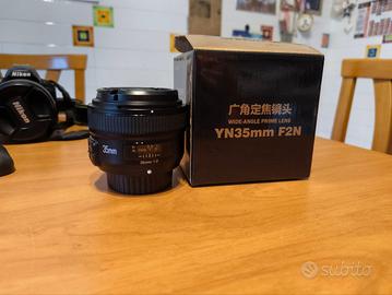 Yongnuo 35mm f2 (attacco Nikon)