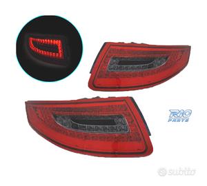 FANALI PORSCHE 911 997 04-08 LED ROSSO AFFUMICATO
