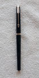 Parker 180 Rollerball Pen Laque Blue Crome Trim