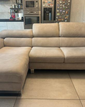Divano 3 posti con chaise longue