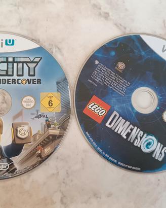 2 giochi originali Nintendo Wii u solo disco