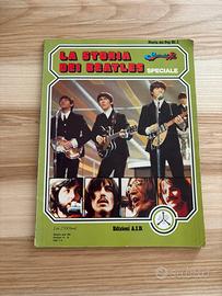 Rivista vintage La storia dei Beatles