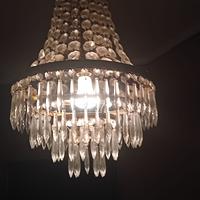 Elegante Lampadario Vintage con Pendenti