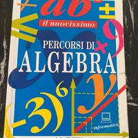 5×Libri scolastici matematica algebra aritmetica
