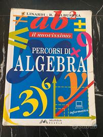 5×Libri scolastici matematica algebra aritmetica