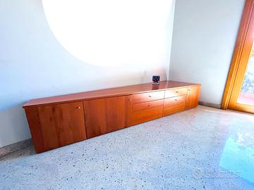 Mobile tv buffet angolare in legno L 270cm