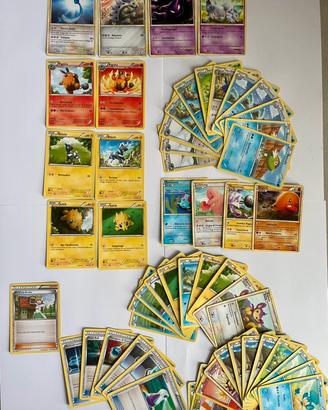 Lotto 50+ Carte Pokémon Serie Nero e Bianco 2011
