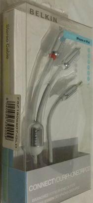 Belkin Cavo Stereo per iPod/iPhone spinotto 3.5m
