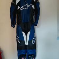 Tuta in pelle due pezzi da donna Alpinestars
