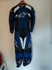 Tuta in pelle due pezzi da donna Alpinestars