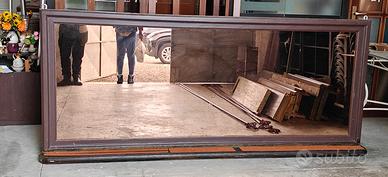 Specchio il legno massello con basetta