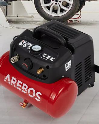 AREBOS Compressore d'aria 6L Set Accessori 13 Pezz
