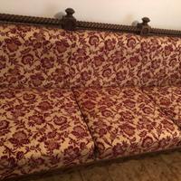 Divano vintage con letto