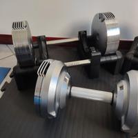 Coppia manubri regolabili 32,5 kg – Home gym
