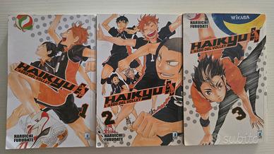 Haikyu Manga n.1-2-3