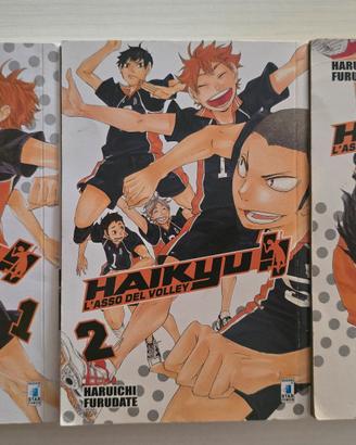 Haikyu Manga n.1-2-3