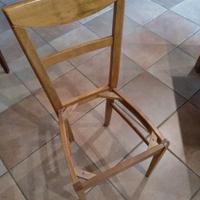 QUATTRO TELAI IN LEGNO PER SEDIE