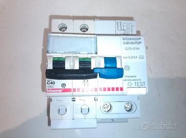 Salvavita BTicino C40 0.03A magnetotermico G23/63A