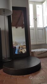 Specchio + supporto(base d’appoggio)