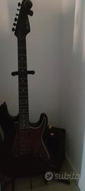 chitarra elettrica completa di amplificatore 