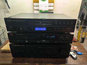 amplificatore  harman kardon e cd player n2