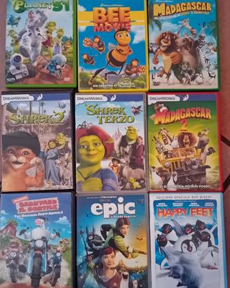 9  dvd pixar e altri