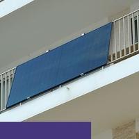 Pannello fotovoltaico da balcone 370W con staffe