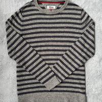 Maglione Righe Tommy Hilfiger Grigio