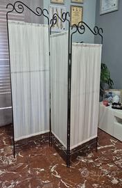 PARAVENTO IN FERRO BATTUTO - TENDE LAVABILI