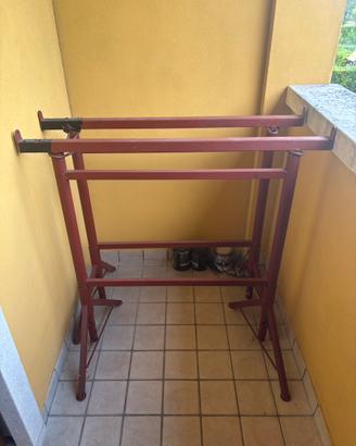 Coppia cavalletti edili estensibili 1 - 1,8 metri