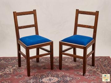 Coppia sedie anni '50 Royal Velvet, restauro top